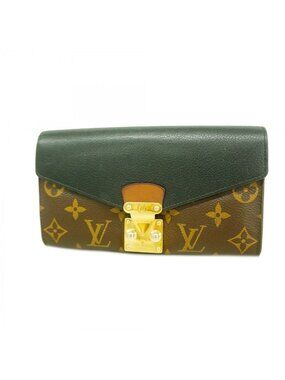 Louis Vuitton Wallet Monogram Portefeuille Pallas Brown Noir Black